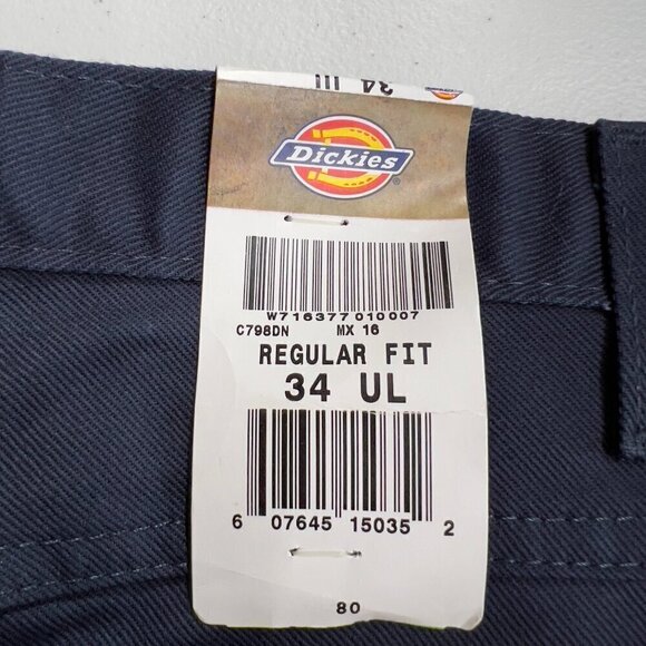 DICKIES Mens Regular Fit Straight Leg Work Jeans Size 34 NWT - Picture 6 of 9